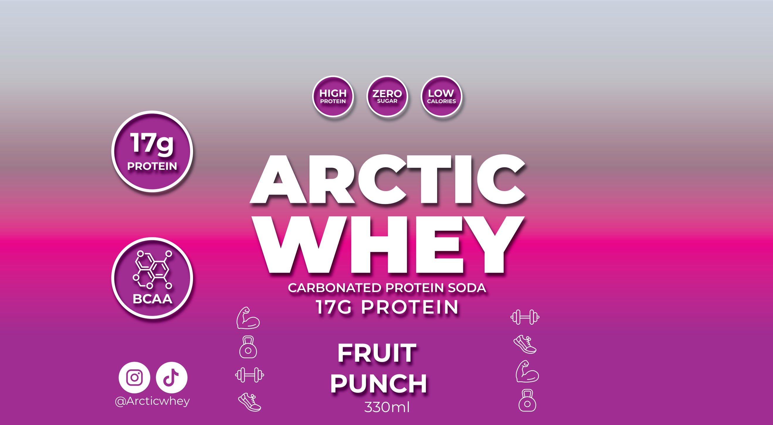 FRUIT PUNCH | SPARKLING CLEAR WHEY DRINK