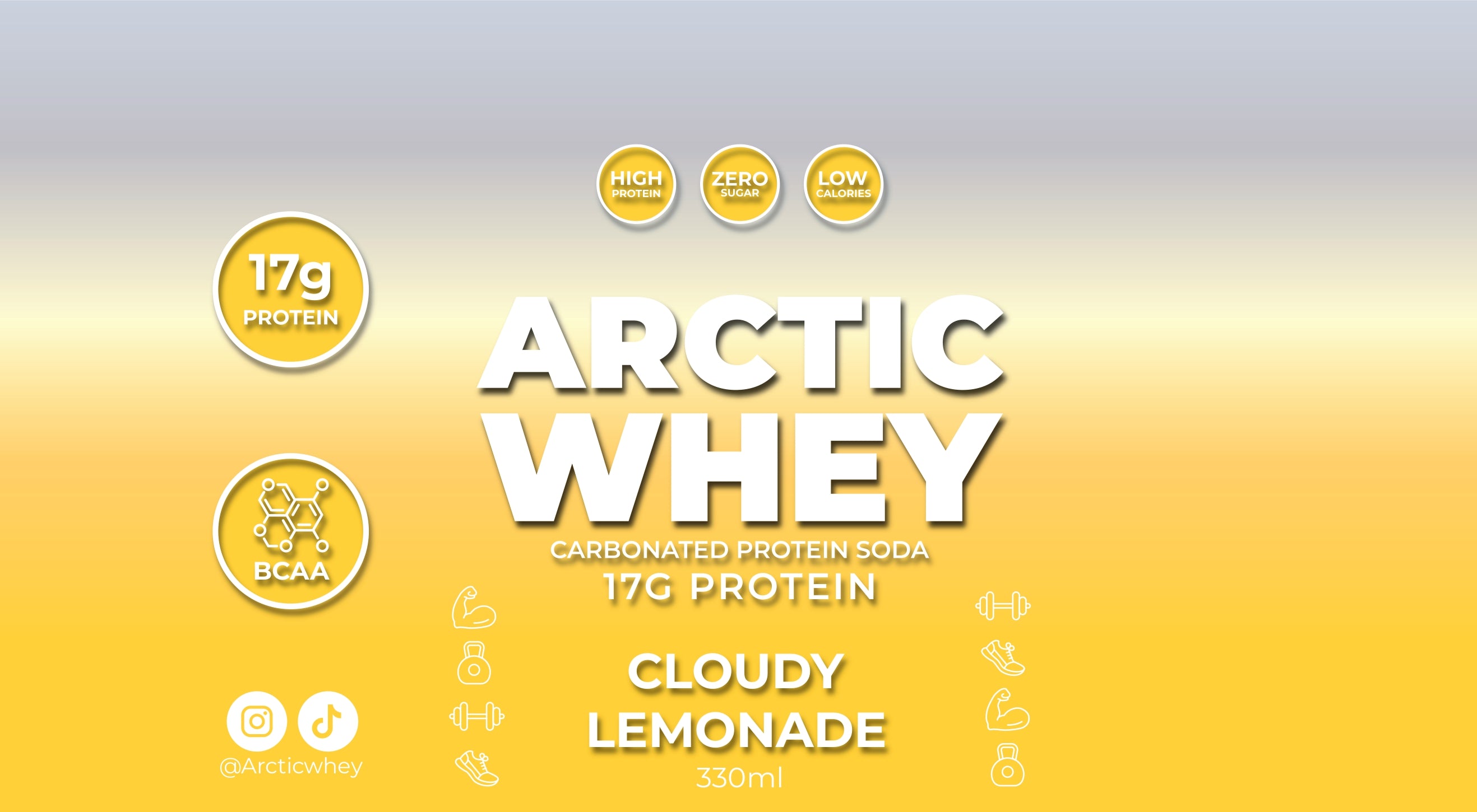 CLOUDY LEMONADE | SPARKLING CLEAR WHEY DRINK